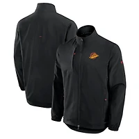 Men's Fanatics Black Vancouver Canucks Authentic Pro Coach Full-Zip Jacket