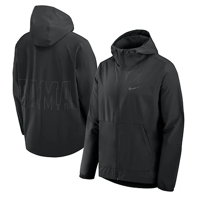 Men's Nike Black Alabama Crimson Tide Performance Full-Zip Woven Jacket