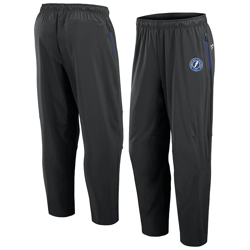 Men's Fanatics Black Tampa Bay Lightning Authentic Pro Alternate Rink Pants