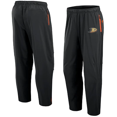 Men's Fanatics Black Anaheim Ducks Authentic Pro Rink Pants