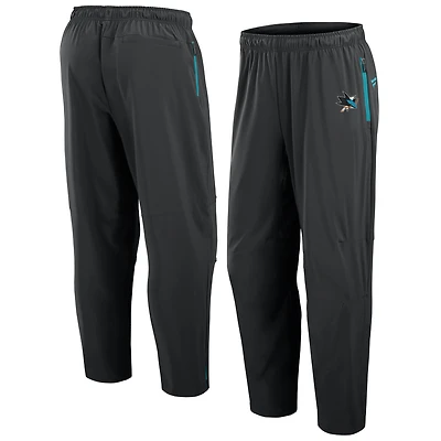 Men's Fanatics Black San Jose Sharks Authentic Pro Rink Pants