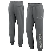 Men's Nike  Gray Las Vegas Raiders Club Fleece Joggers