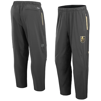 Men's Fanatics Gray Vegas Golden Knights Authentic Pro Rink Coaches Pants
