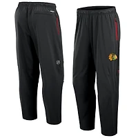 Men's Fanatics Black Chicago Blackhawks Authentic Pro Rink Coaches Pants