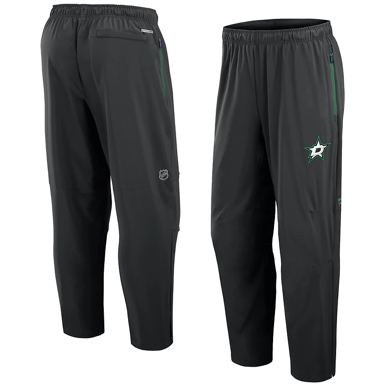 Men's Fanatics Black Dallas Stars Authentic Pro Rink Coaches Pants