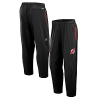 Men's Fanatics Black New Jersey Devils Authentic Pro Rink Coaches Pants