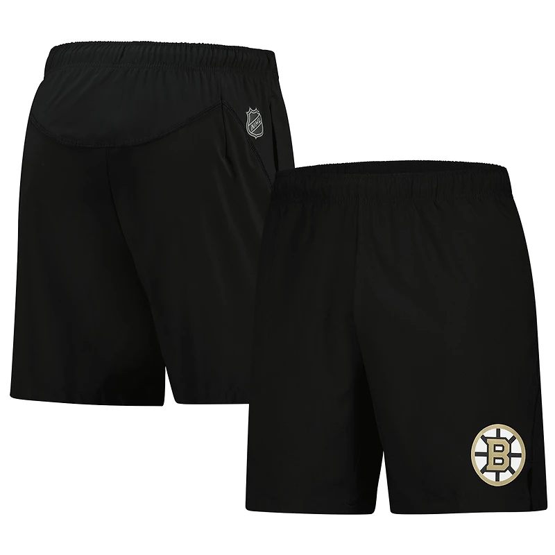 Men's Fanatics  Black Boston Bruins Tech Training Shorts