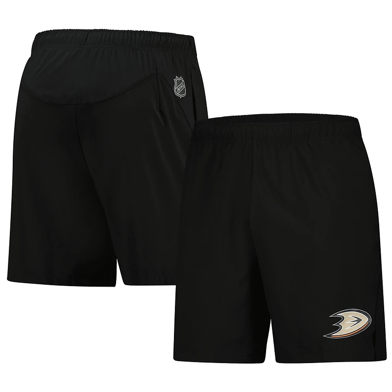 Men's Fanatics  Black Anaheim Ducks Tech Training Shorts