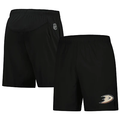 Men's Fanatics  Black Anaheim Ducks Tech Training Shorts