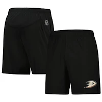 Men's Fanatics  Black Anaheim Ducks Tech Training Shorts