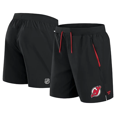 Men's Fanatics Black New Jersey Devils Authentic Pro Rink Performance Shorts