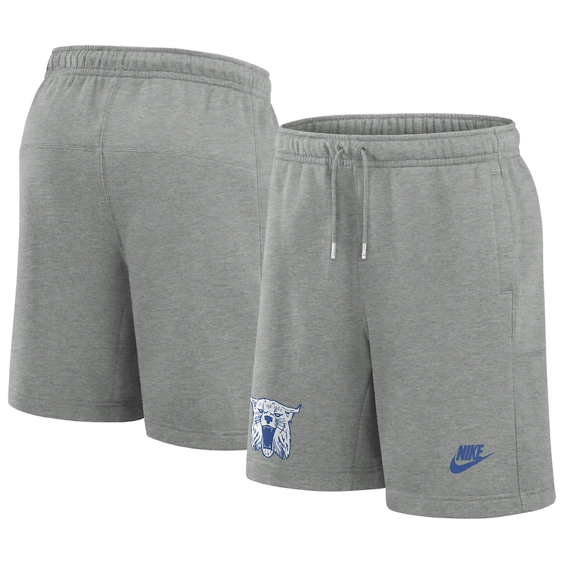 Men's Nike Heather Gray Kentucky Wildcats Legacy Fleece Essential Shorts