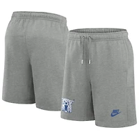 Men's Nike Heather Gray Kentucky Wildcats Legacy Fleece Essential Shorts