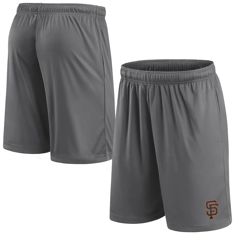 Men's Fanatics Gray San Francisco Giants Primary Logo Shorts