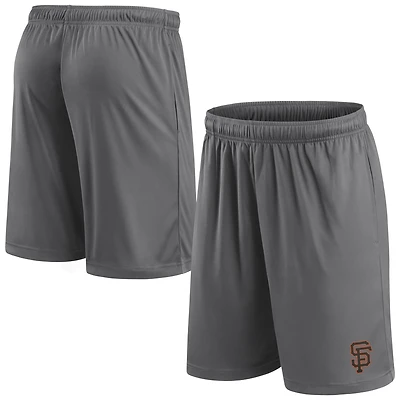 Men's Fanatics Gray San Francisco Giants Primary Logo Shorts