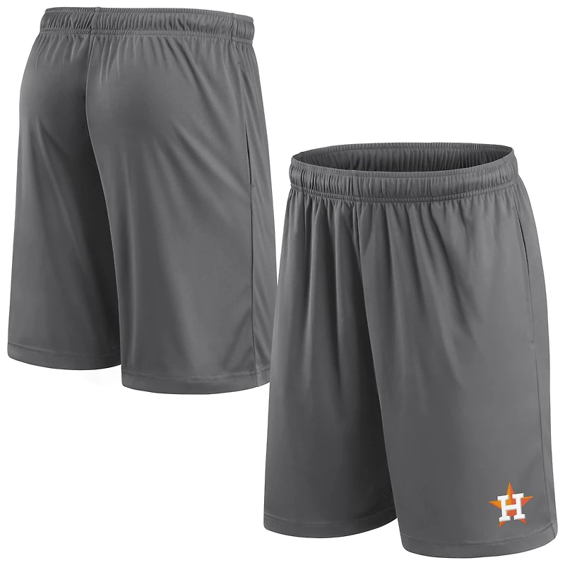 Men's Fanatics Gray Houston Astros Primary Logo Shorts