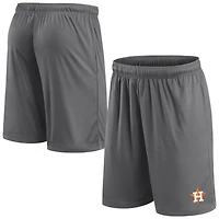 Men's Fanatics Gray Houston Astros Primary Logo Shorts