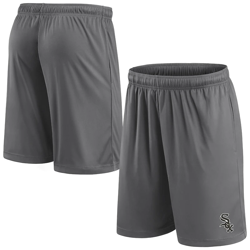 Men's Fanatics Gray Chicago White Sox Primary Logo Shorts