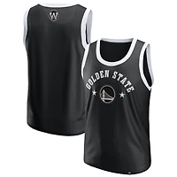 Men's Fanatics  Black Golden State Warriors Mesh Tank Top