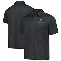 Men's Heather Charcoal Kentucky Wildcats Carbon Polo