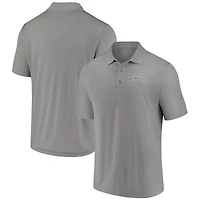 Men's Fanatics  Gray New York Yankees Logo Polo