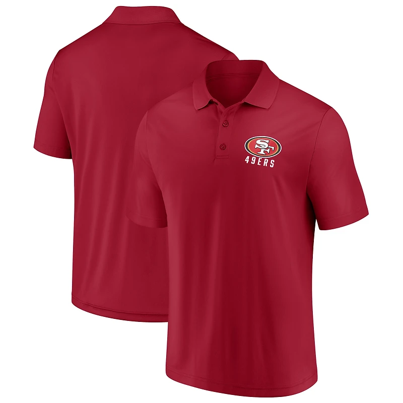 Men's Fanatics Scarlet San Francisco 49ers Lockup Polo