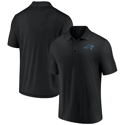 Men's Fanatics  Black Carolina Panthers Polo