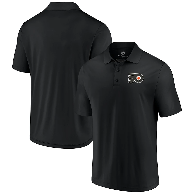 Men's Fanatics Black Philadelphia Flyers Winning Streak Polo
