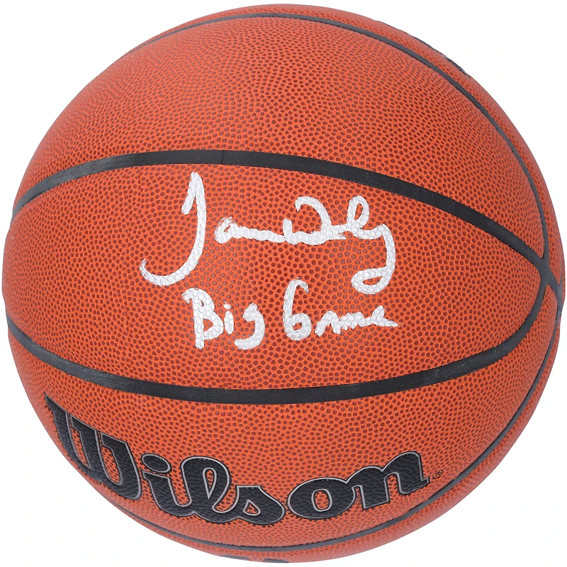 James Worthy Los Angeles Lakers Autographed Wilson Authentic Series Indoor/Outdoor Basketball with "Big Game" Inscription