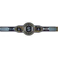 Matty Beniers Seattle Kraken Autographed WWE Legacy Title Belt with "Release the Kraken" Inscription