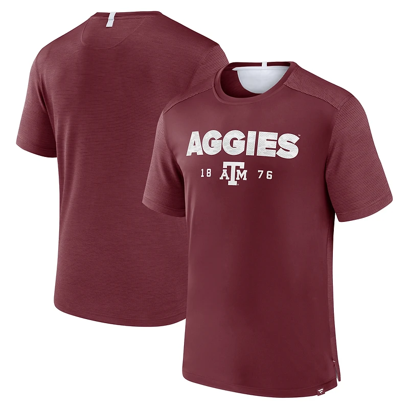 Men's Fanatics Maroon Texas A&M Aggies Defender Rush T-Shirt