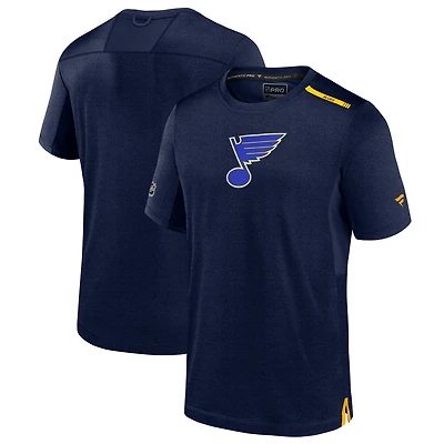 Men's Fanatics Navy St. Louis Blues Authentic Pro Performance T-Shirt