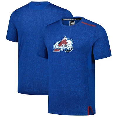 Men's Fanatics Blue Colorado Avalanche Authentic Pro Performance T-Shirt