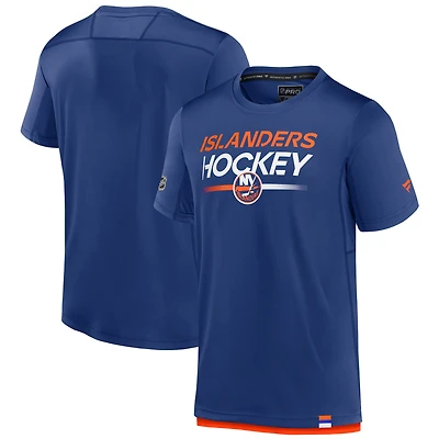 Men's Fanatics  Royal New York Islanders Authentic Pro Tech T-Shirt