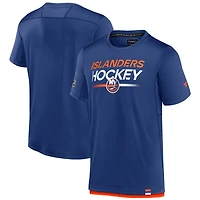 Men's Fanatics  Royal New York Islanders Authentic Pro Tech T-Shirt