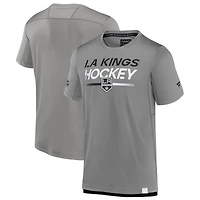 Men's Fanatics  Gray Los Angeles Kings Authentic Pro Tech T-Shirt