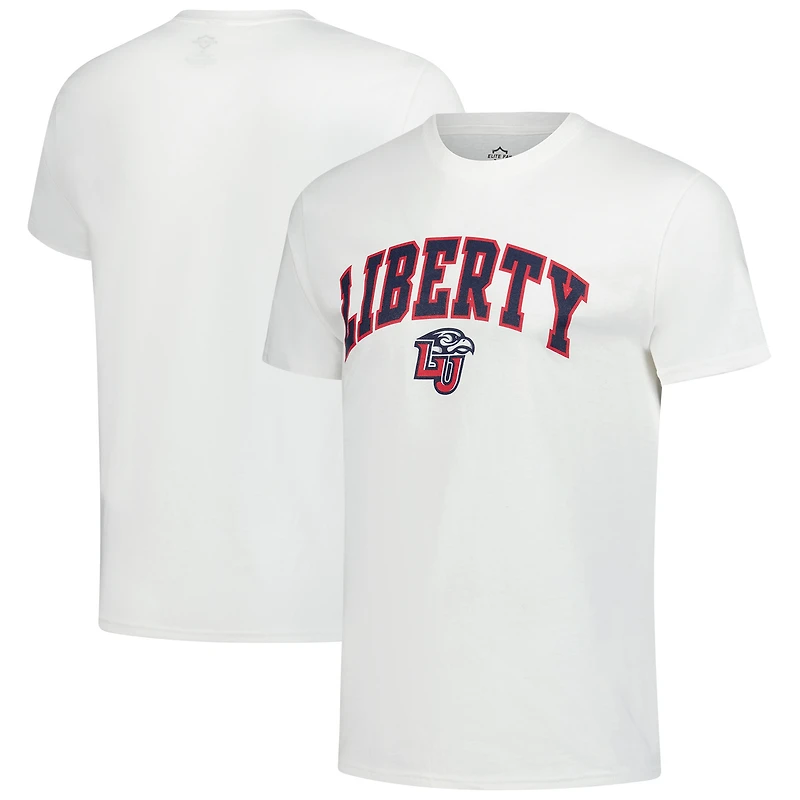Men's White Liberty Flames Premium T-Shirt