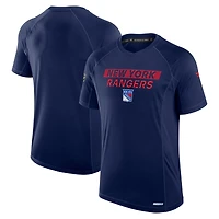 Men's Fanatics Navy New York Rangers Authentic Pro Rink Tech T-Shirt