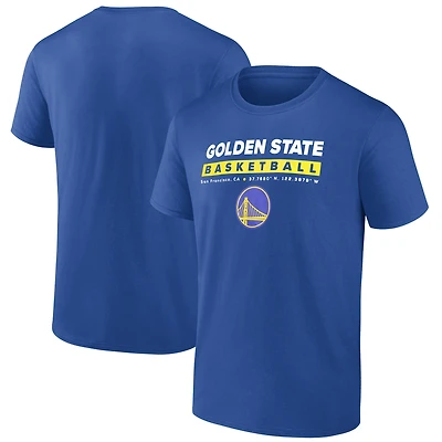 Men's Fanatics  Royal Golden State Warriors Location Just Net T-Shirt