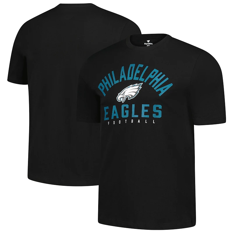 Men's Fanatics  Black Philadelphia Eagles T-Shirt