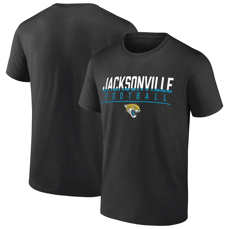 Men's Fanatics  Black Jacksonville Jaguars Blocked T-Shirt