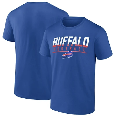 Men's Fanatics  Royal Buffalo Bills Blocked T-Shirt