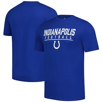 Men's Fanatics  Royal Indianapolis Colts Blocked T-Shirt
