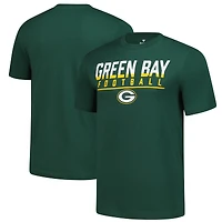 Men's Fanatics  Green Green Bay Packers Blocked T-Shirt