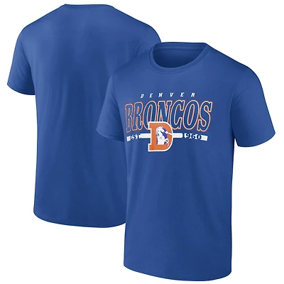 Men's Fanatics  Royal Denver Broncos Vintage T-Shirt