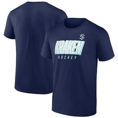 Men's Fanatics  Deep Sea Blue Seattle Kraken T-Shirt
