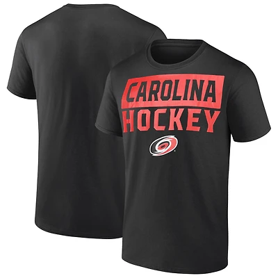 Men's Fanatics  Black Carolina Hurricanes Serve T-Shirt