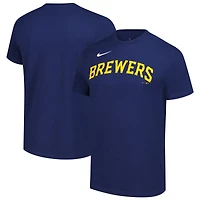 Men's Nike  Navy Milwaukee Brewers Sundown T-Shirt