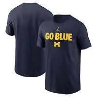 Men's Jordan Brand  Navy Michigan Wolverines Mantra T-Shirt