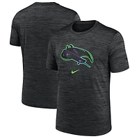 Men's Nike  Black Tampa Bay Rays Authentic Collection City Connect Velocity Performance T-Shirt